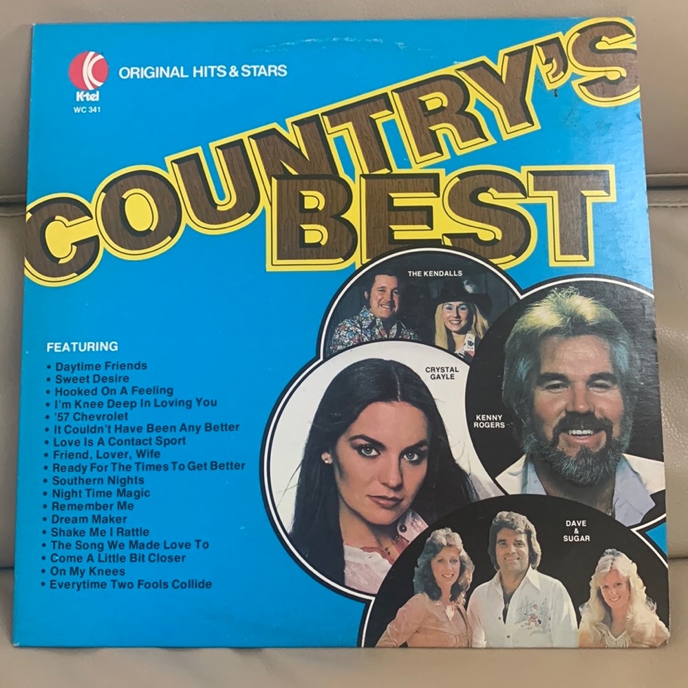 K-Tel Presents Country’s Best 1979 Vinyl Record
